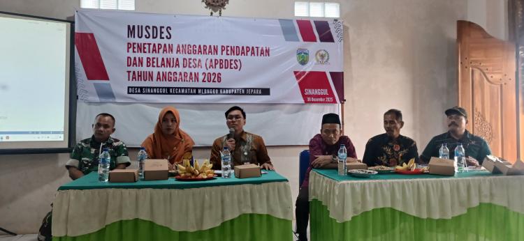 Musdes Desa Sinanggul Tetapkan APBDes Tahun Anggaran 2026, Fokus pada Pembangunan dan Pemberdayaan Masyarakat
