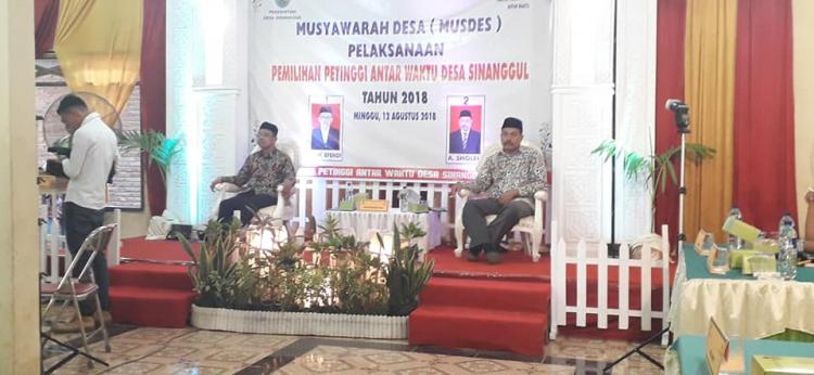 Musyawarah Desa Pemilihan Petinggi Antar Waktu Desa Sinanggul