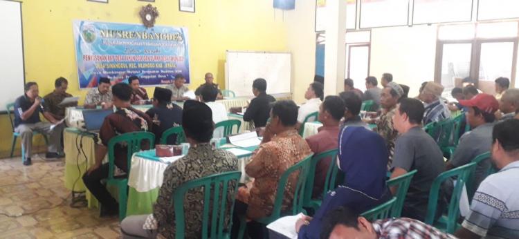 Musyawarah Penetapan Musrenbangdesa RKPDesa th. 2020