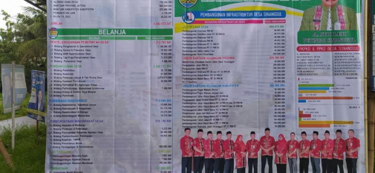 Sosialisasi Penggunaan Dana Desa Tahun 2024 di Sinanggul